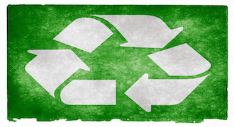 Logo du développement durable (économie circulaire).